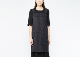 エプロン 黒 東京ソワール 礼服 ブラック 冠婚葬祭 喪服 シンプル 通夜