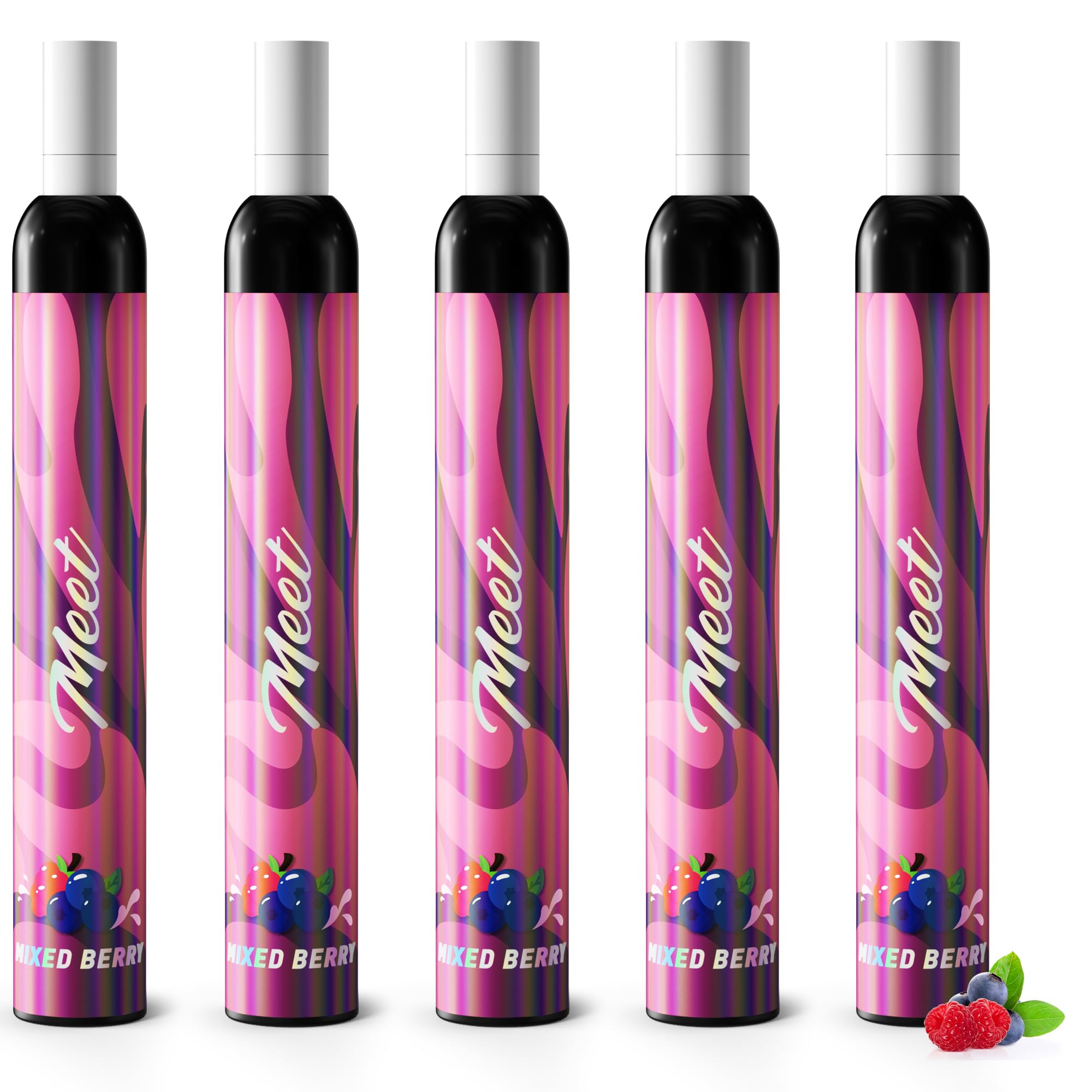 電子タバコ 使い捨て VAPE ミックスベリー 5本入 大容量 紙フィルター