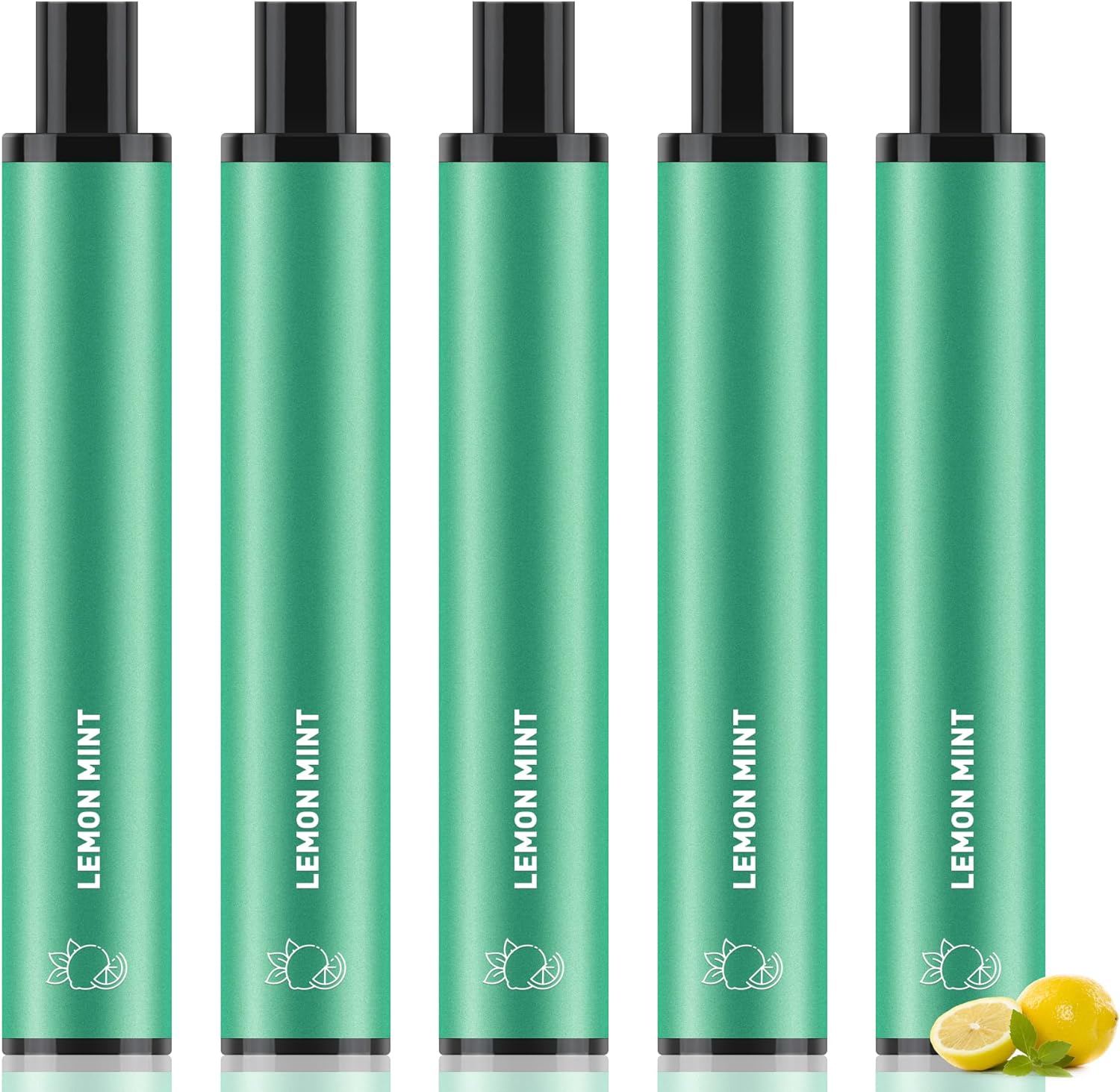 電子タバコ 使い捨て VAPE レモンミント 5本入 7500回吸引可能 電子タバコ 使い捨て VAPE レモンミント 5本入 7500回吸引可能