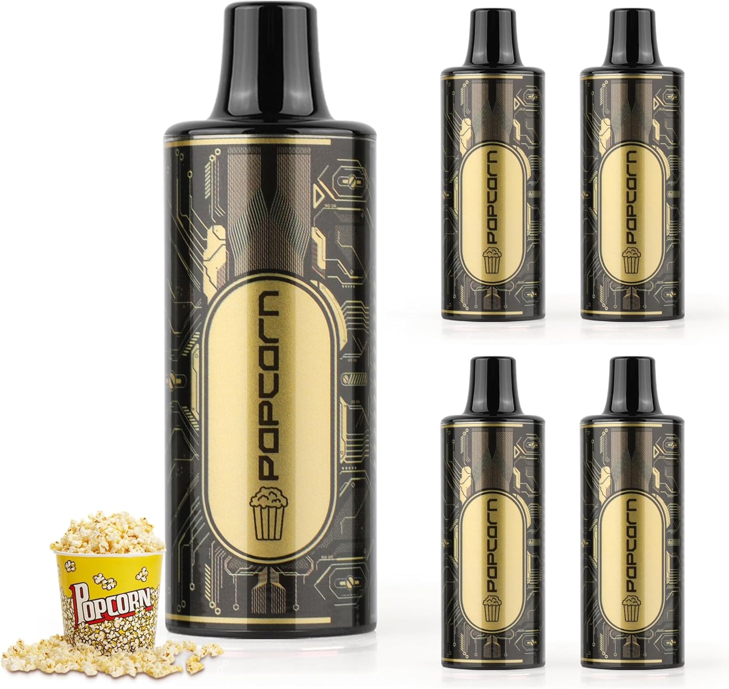 電子タバコ 使い捨て VAPE 25000回吸引可能 MIX2風味 POD5個入