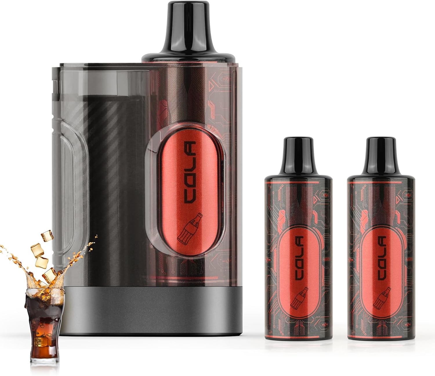 電子タバコ 使い捨て VAPE 3POD付き 大容量 10種風味選択 水蒸気 タバコ 持ち運び シーシャ 本体循環利用可 良い吸い心地 爆煙 ベイプ ニコチンなし I3型 ARASHI |  | 01