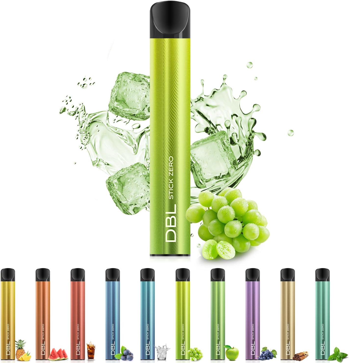 電子タバコ 使い捨て VAPE ミントメンソール 1500回吸引可能 大容量 