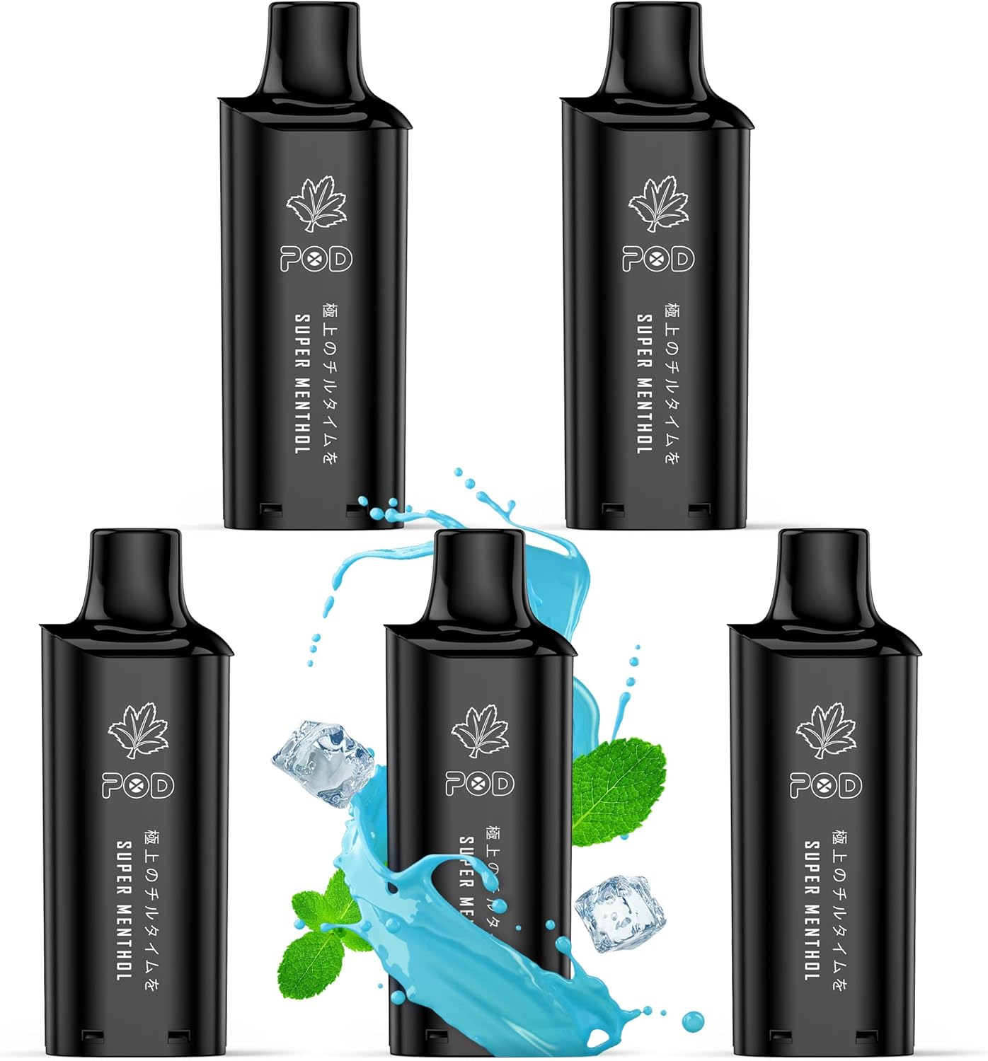 電子タバコ 使い捨て VAPE ブルーベリー 約40000回吸引可能 POD