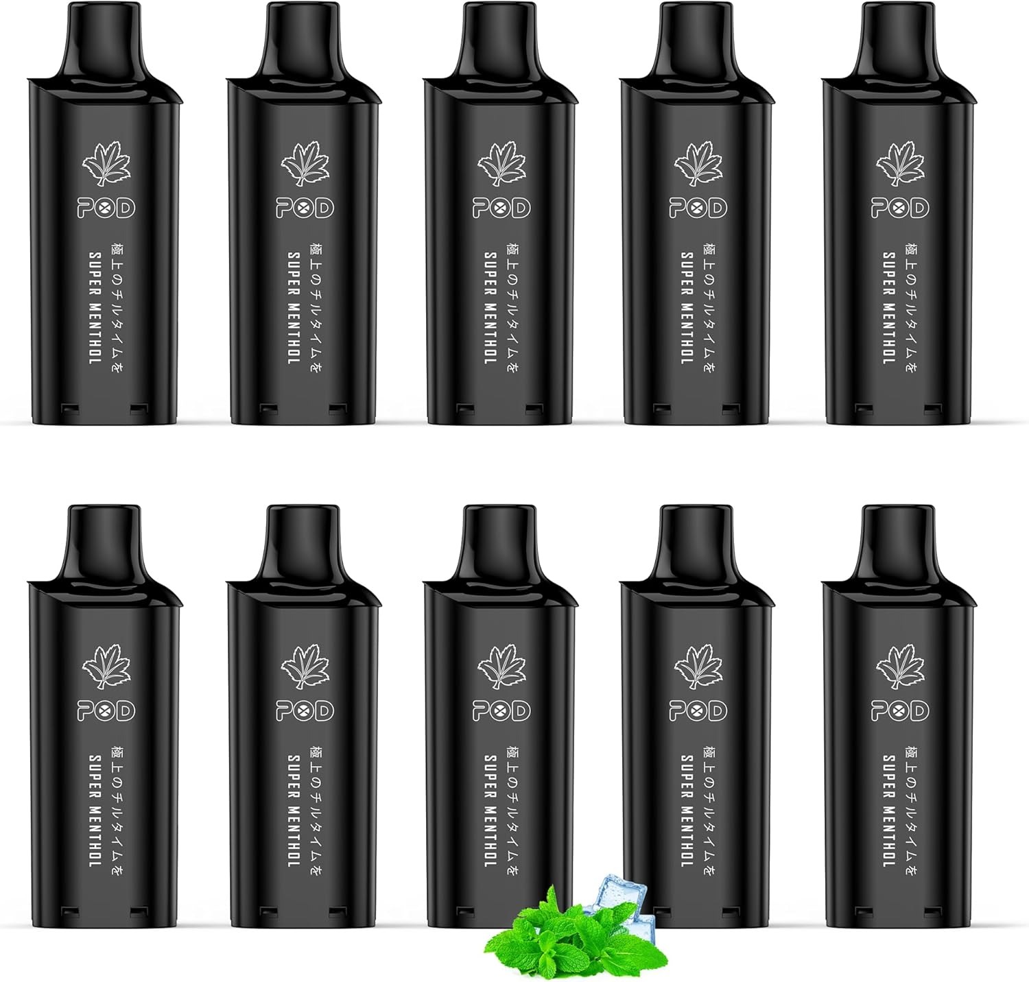 【Mary 】kannaway 使い切り電子VAPE ベープ1個 電子タバコ 使い捨て VAPE 互換POD ブルーベリー 10個入り 約80000回