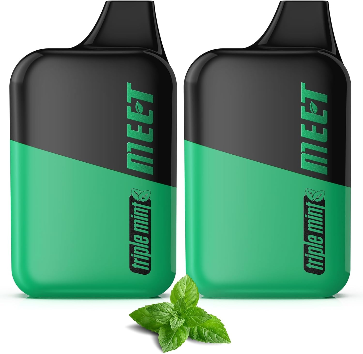 電子タバコ 使い捨て VAPE トリプルミント 1本18000回吸引可能 2点入り 