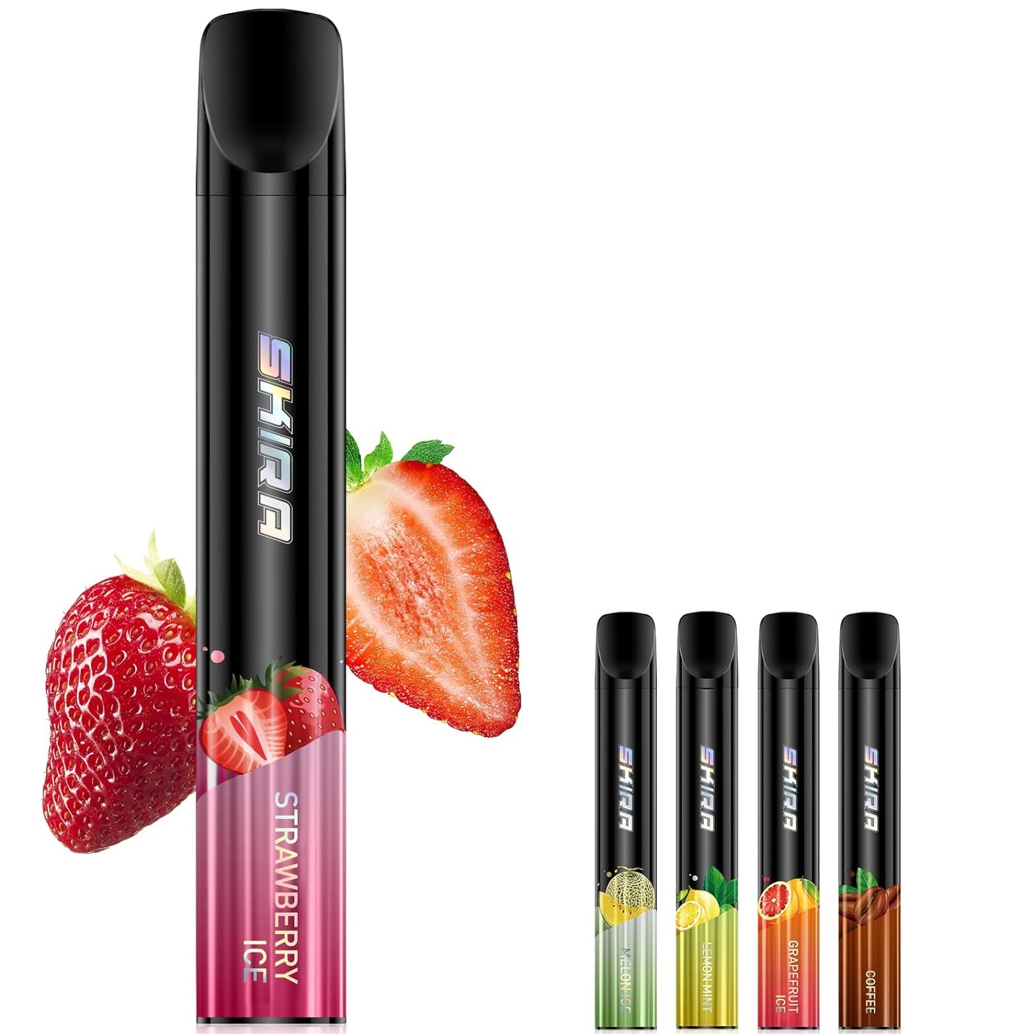 電子タバコ 使い捨て VAPE グレープフルーツ 1500回吸引可能 大容量