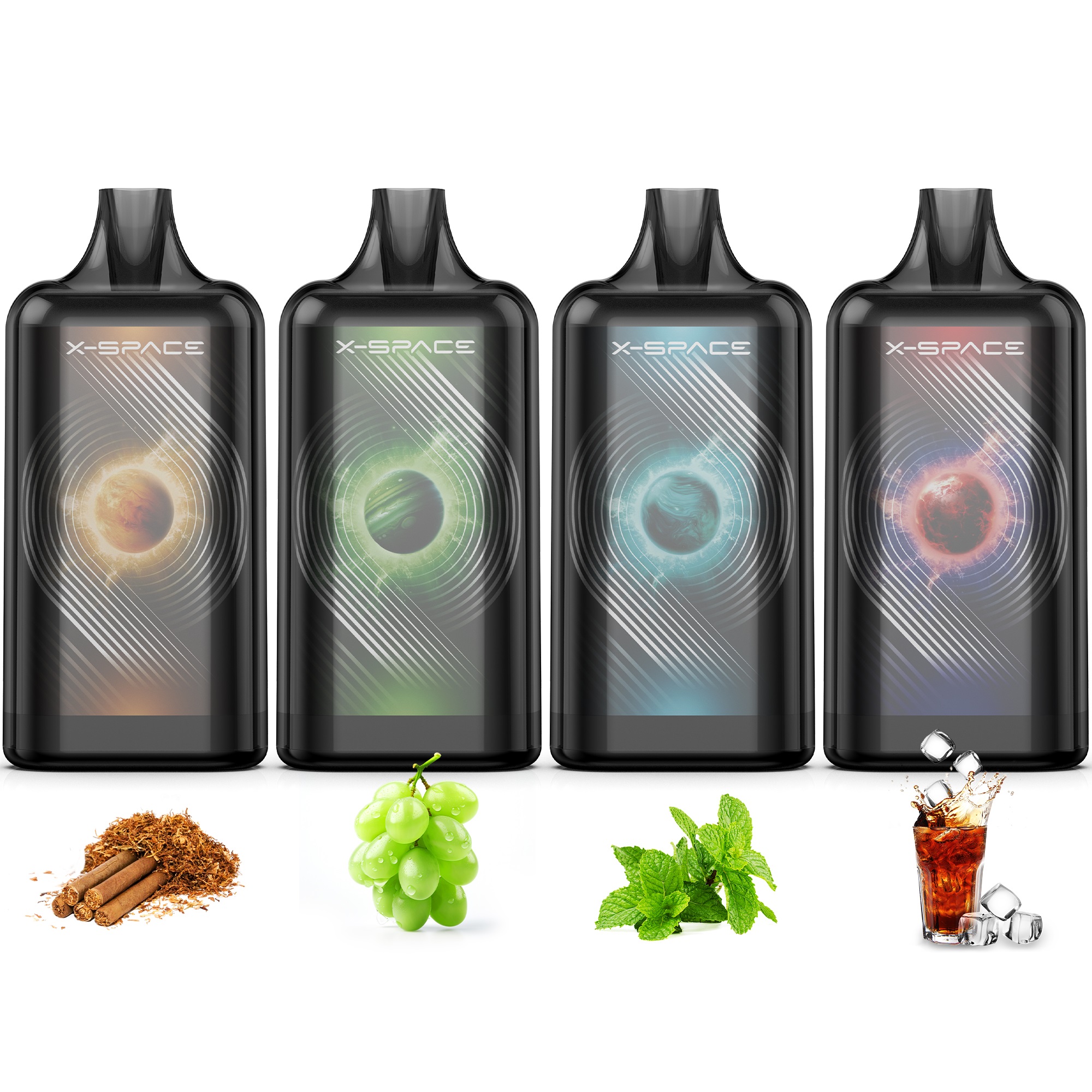 電子タバコ 使い捨て VAPE 4点入りお得セット 大容量 120000回吸引 