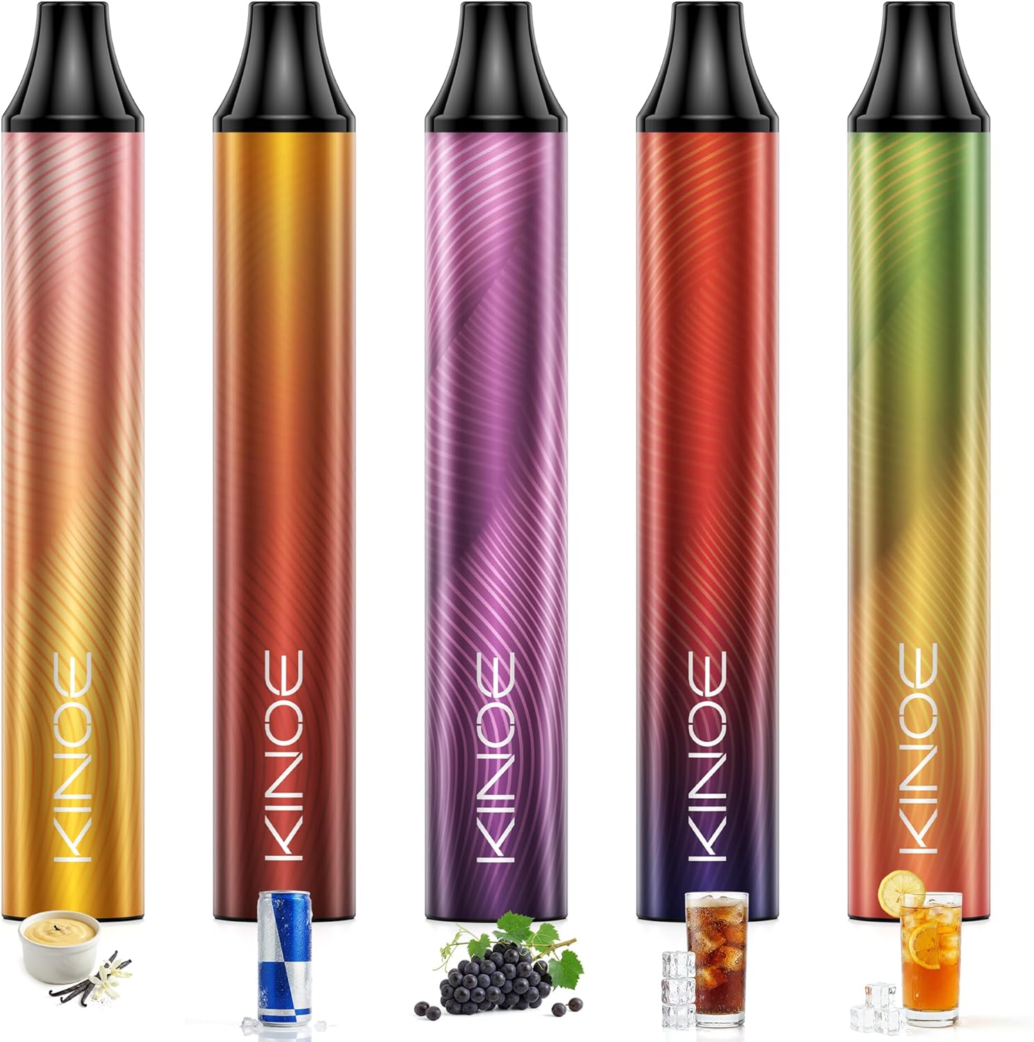 電子タバコ 使い捨て VAPE 7500回吸引可能 大容量 5本入り コスパ 