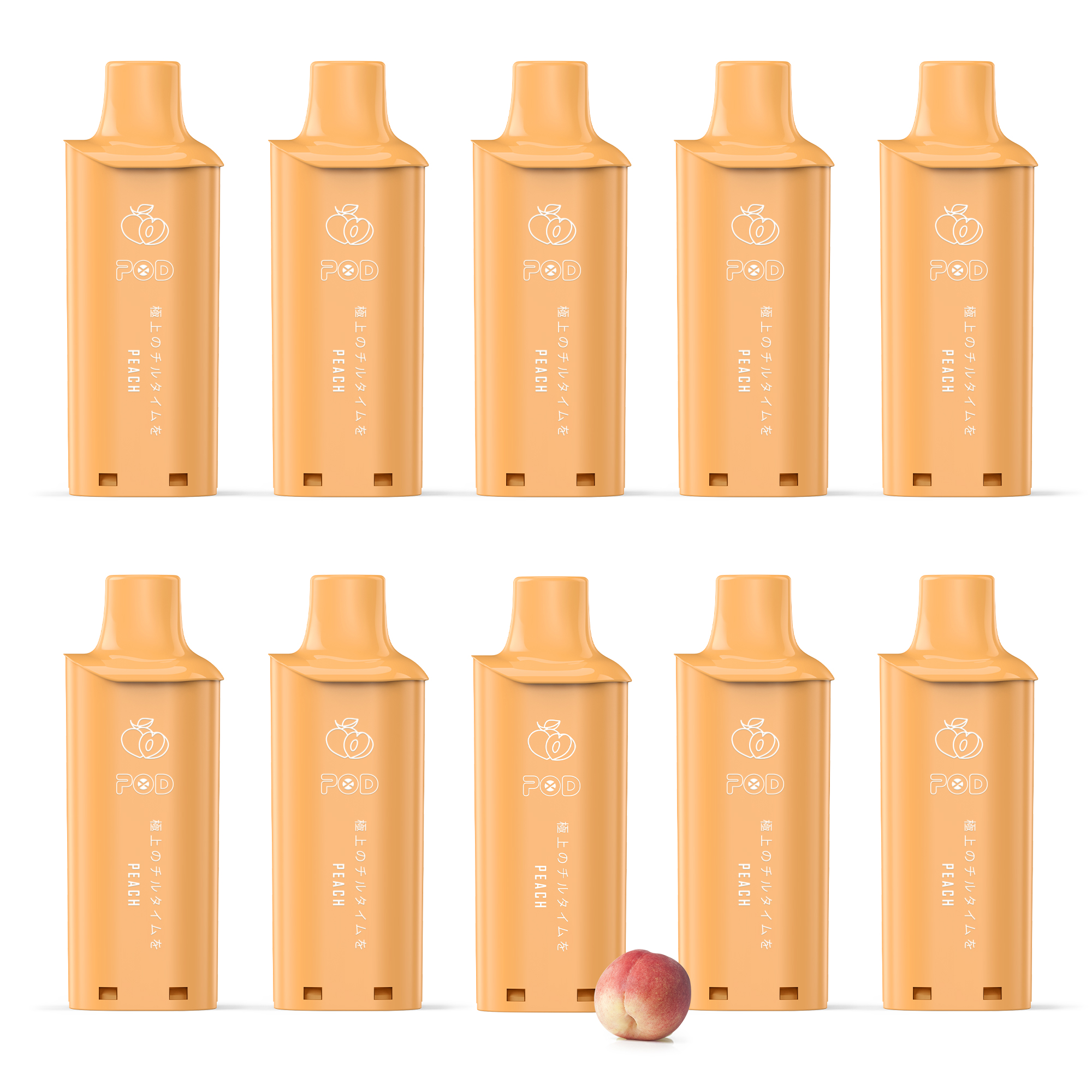電子タバコ 使い捨て VAPE 互換POD ブルーベリー 10個入り 約80000回