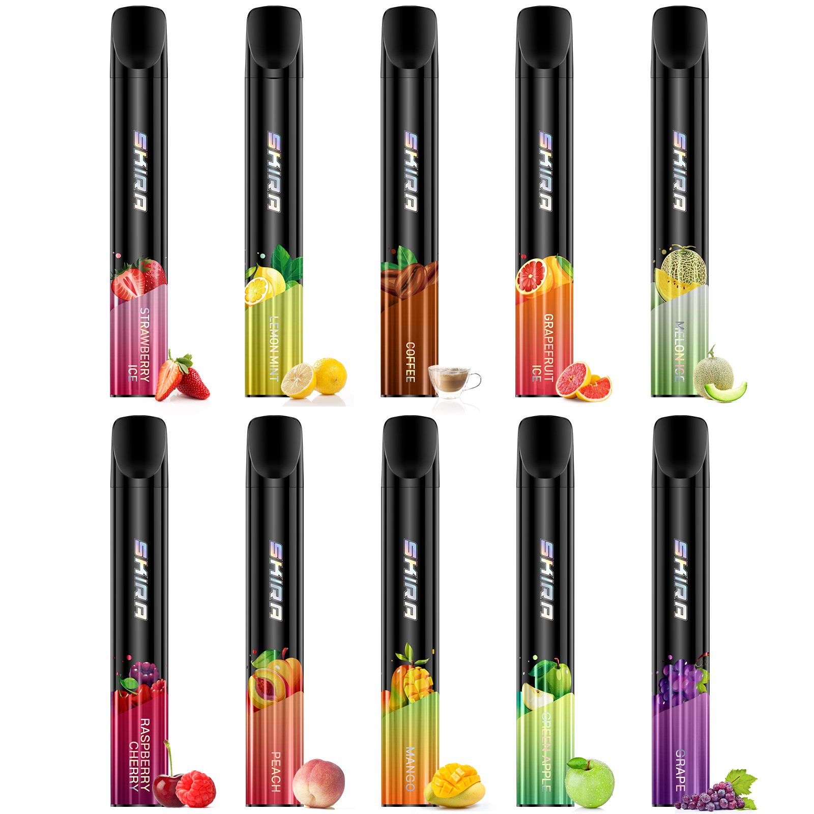 電子タバコ 使い捨て VAPE メンソール 10本入り 15000回吸引可能 大