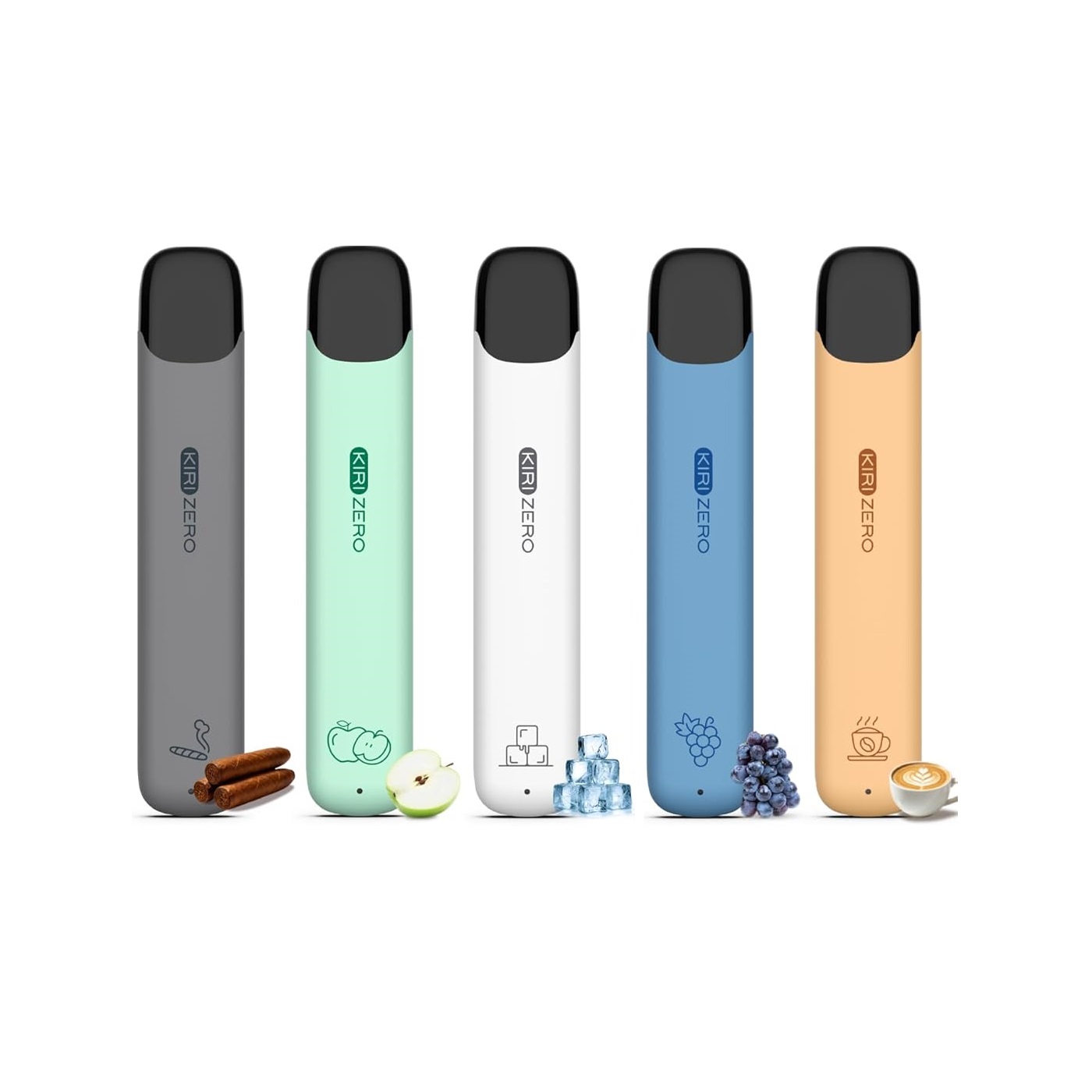 電子タバコ 使い捨て VAPE 1本2000回可能 5本入 大容量 13風味揃い