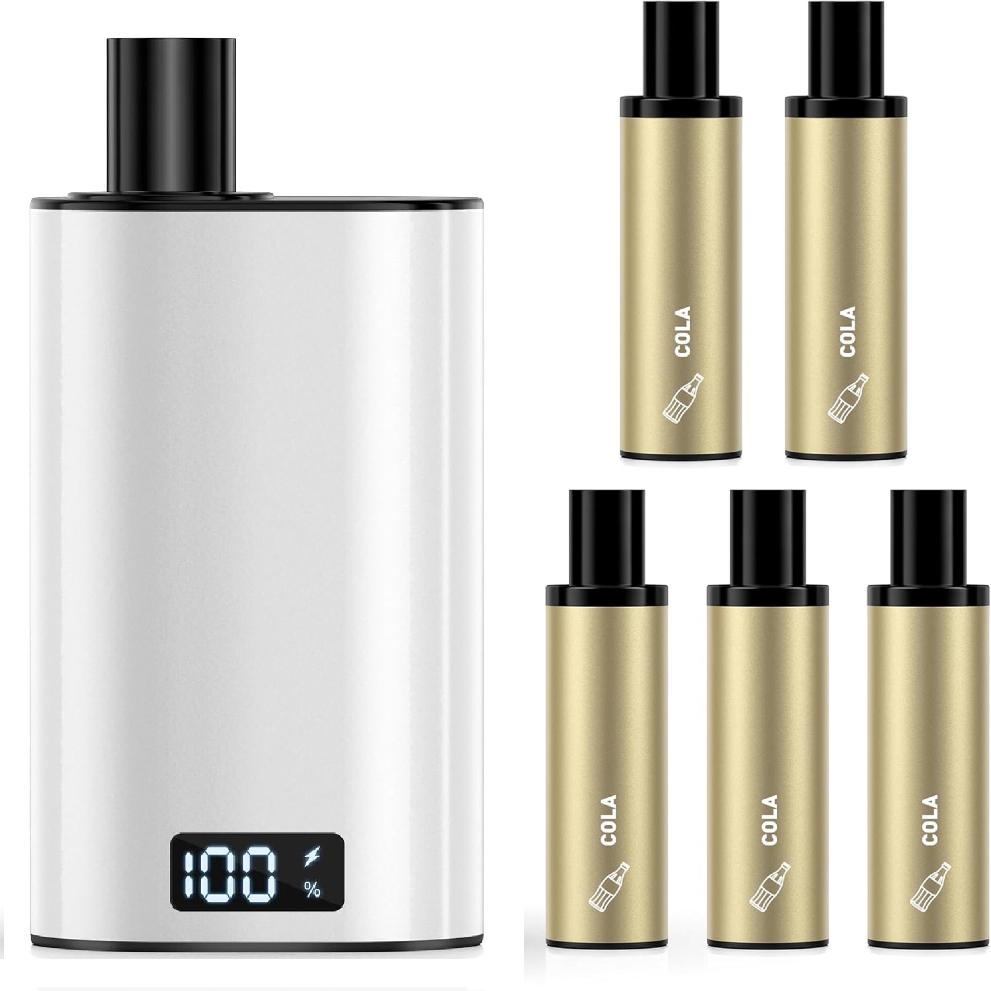 電子タバコ 使い捨て VAPE 25000回吸引可能 大容量 5POD入り