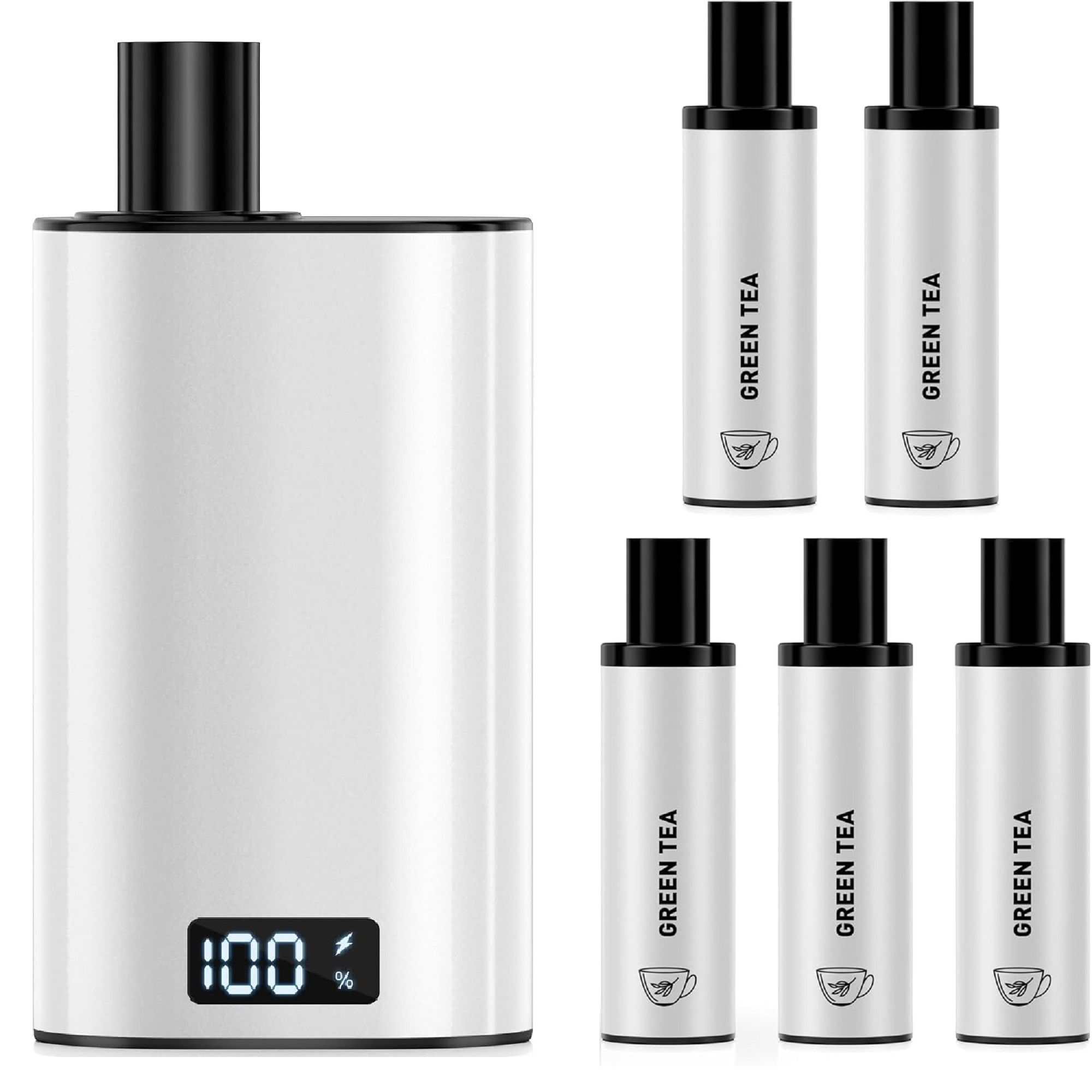 電子タバコ 使い捨て VAPE 25000回吸引可能 大容量 5POD入り