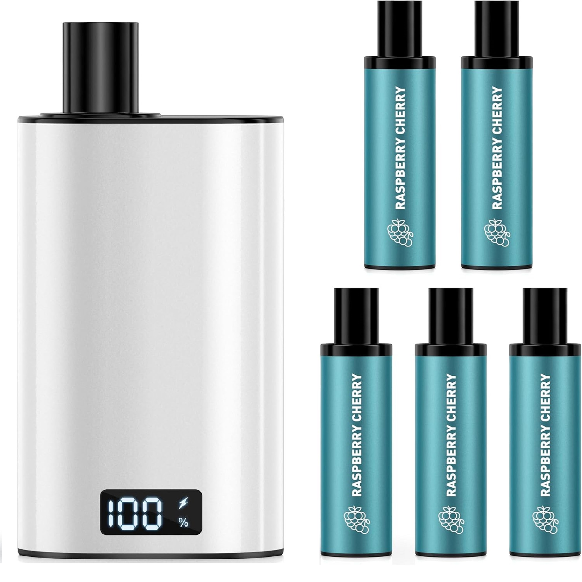 電子タバコ 使い捨て VAPE 25000回吸引可能 大容量 5POD入り