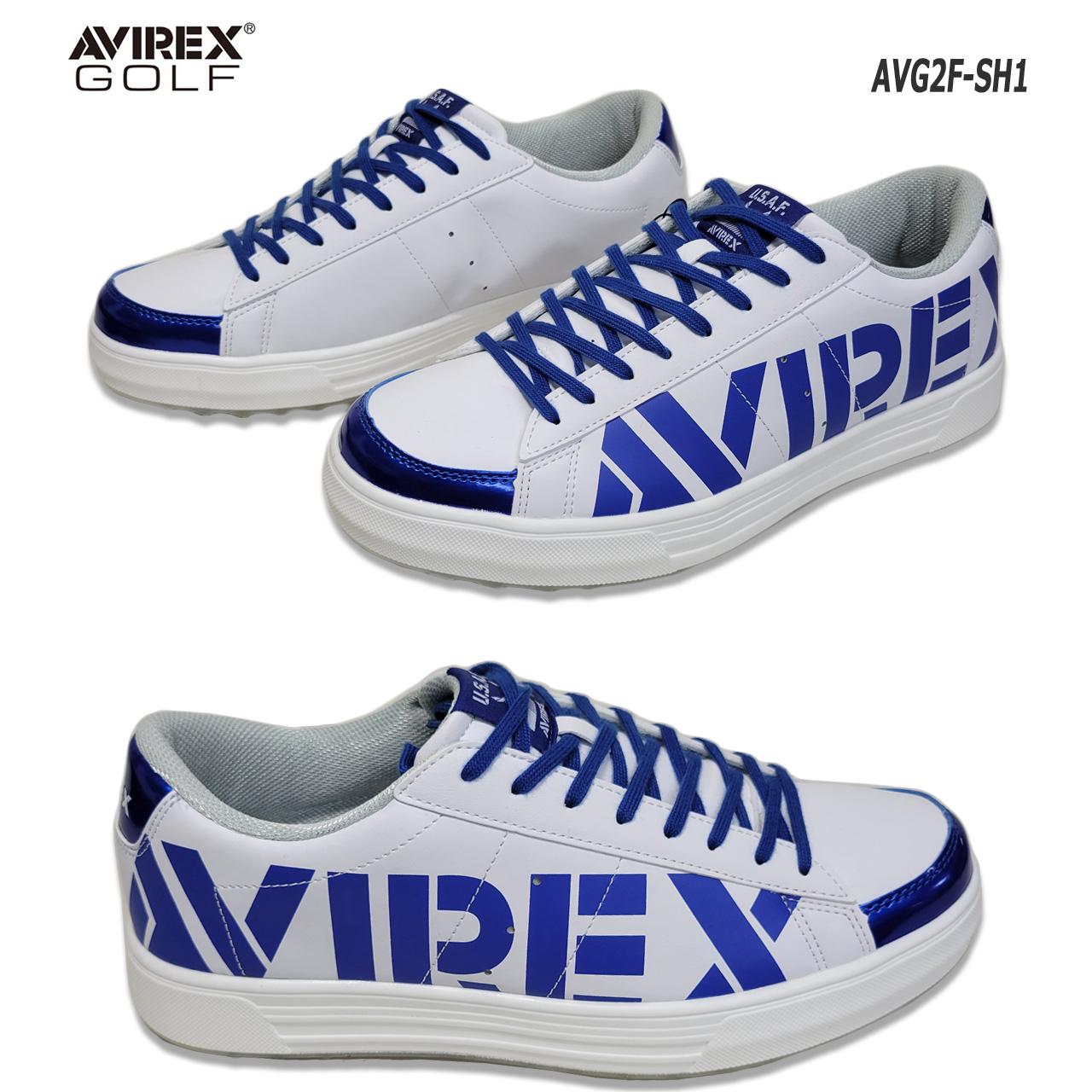 AVIREX GOLF アヴィレックス スパイクレス ゴルフシューズ