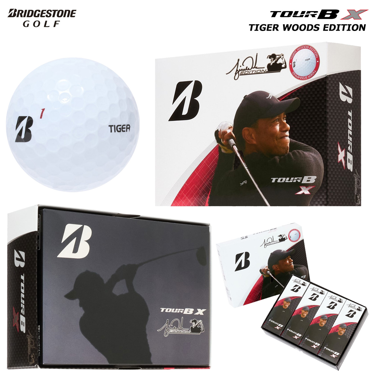 ブリヂストン 24TOUR B X TIGER WOODS EDITION (B4WXT2) 1ダース