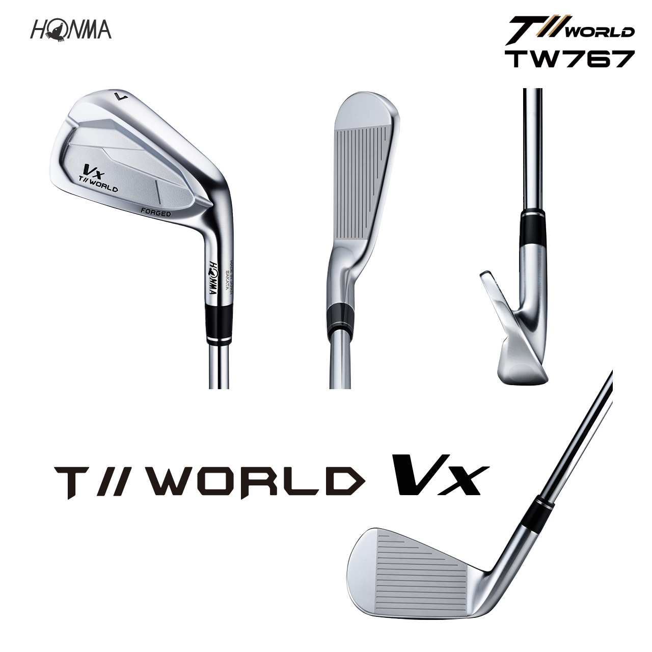 TW767 HONMA T//WORLD Vx アイアン 5本セット(#6〜P) 【N.S.PRO