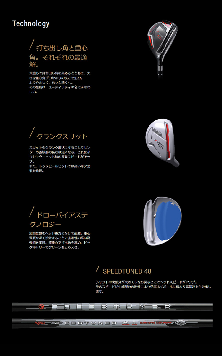 GS 本間ゴルフ ホンマゴルフ ツアーワールド T//WORLD GS