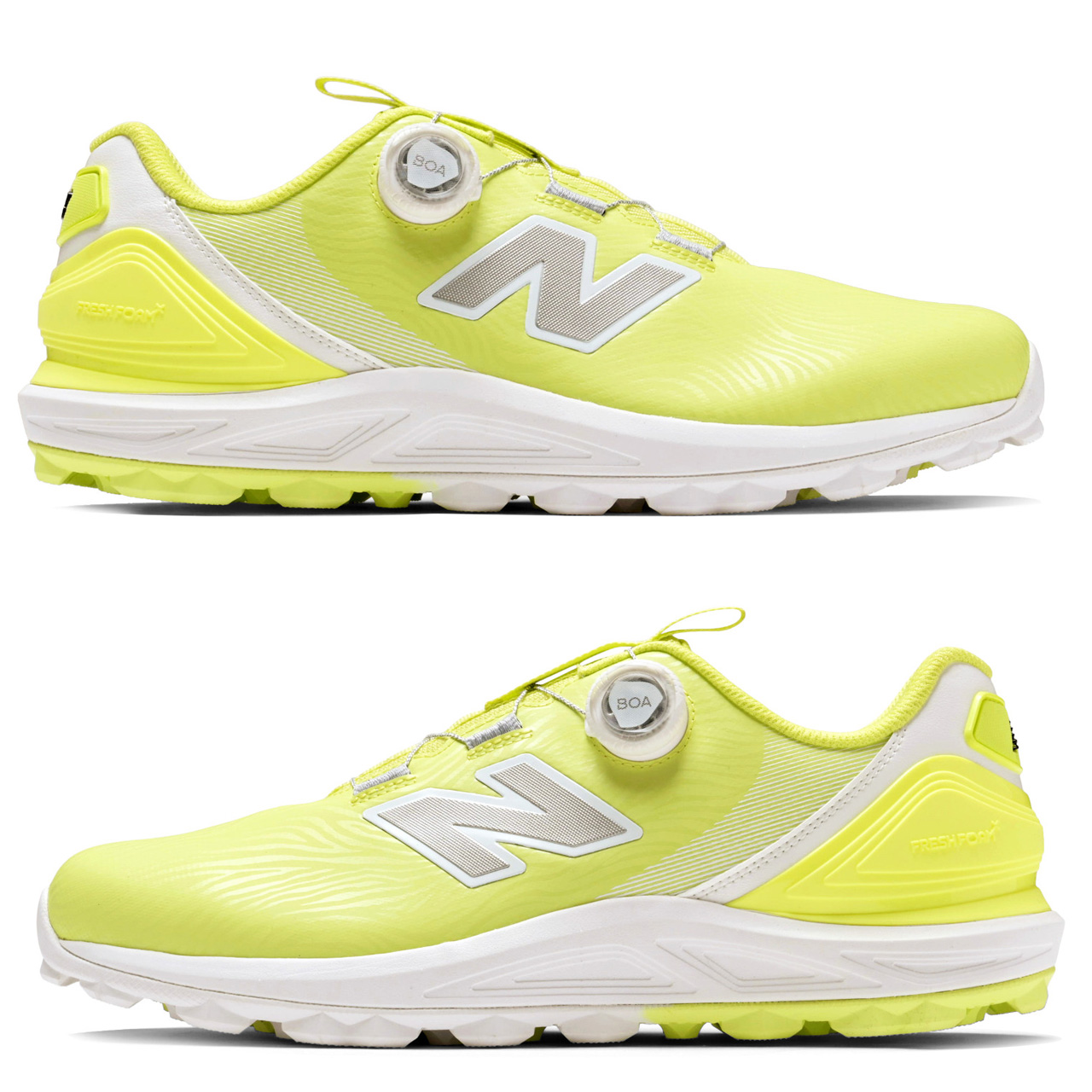 New Balance ゴルフシューズ 女性用 ホワイト/イエロー 楽天市場】ニューバランス ゴルフシューズ イエローの通販