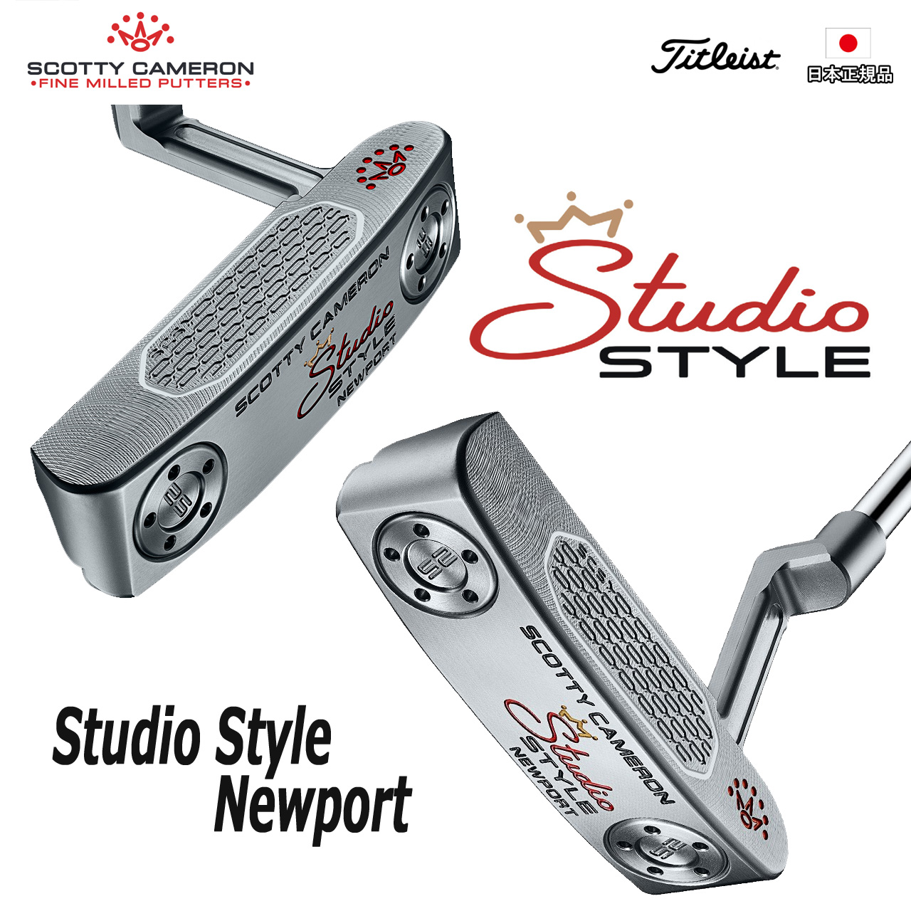 SCOTTY CAMERON タイトリスト スコッティキャメロン スタジオスタイル
