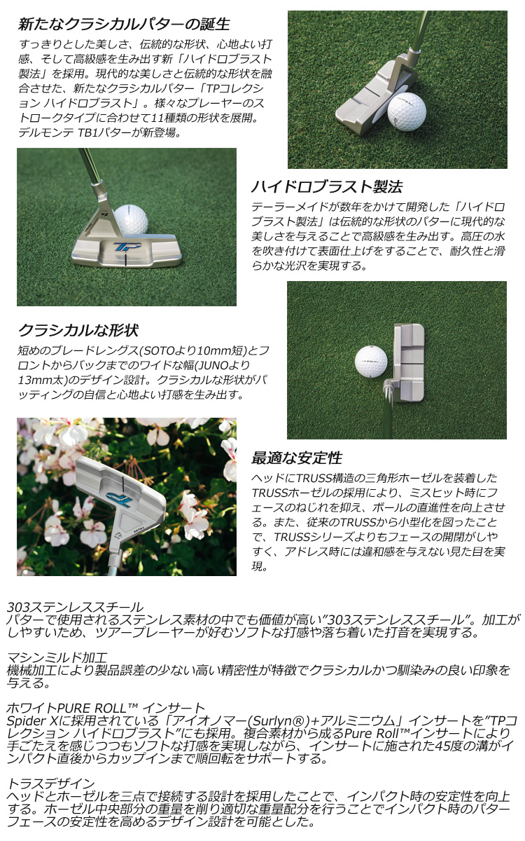 TaylorMade テーラーメイド TPコレクション ハイドロブラスト