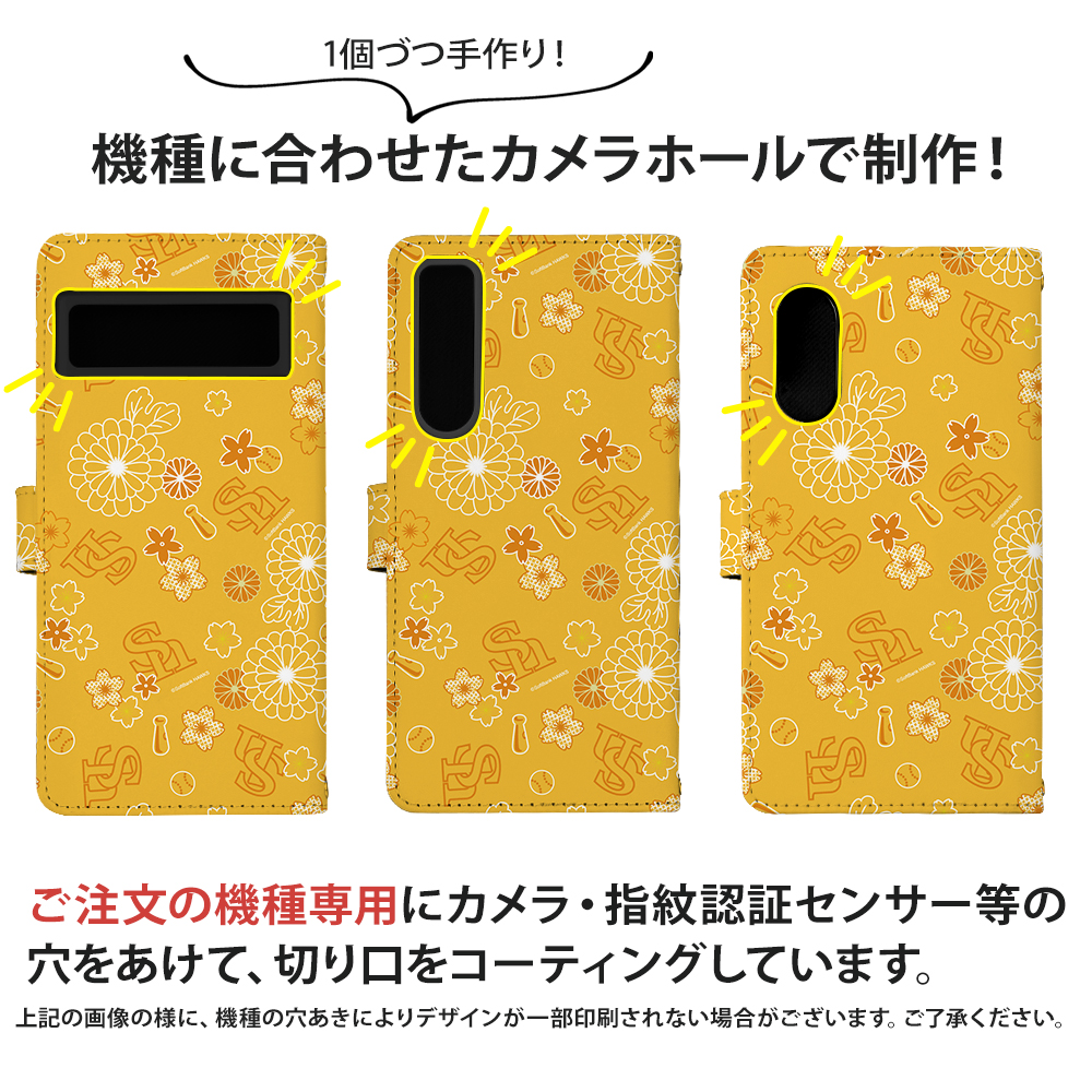 iPhone7 ケース 手帳型 アイフォン カバー デザイン ホークス グッズ ソフトバンクホークス｜tominoshiro｜02