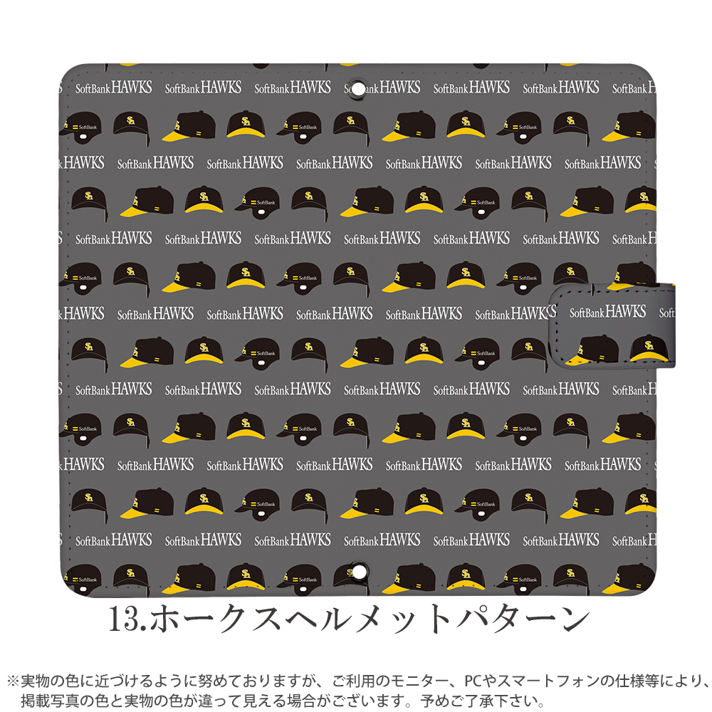 Xperia 8 Lite ケース 手帳型 エクスペリア8 ライト カバー デザイン ホークス グッズ ソフトバンクホークス｜tominoshiro｜13