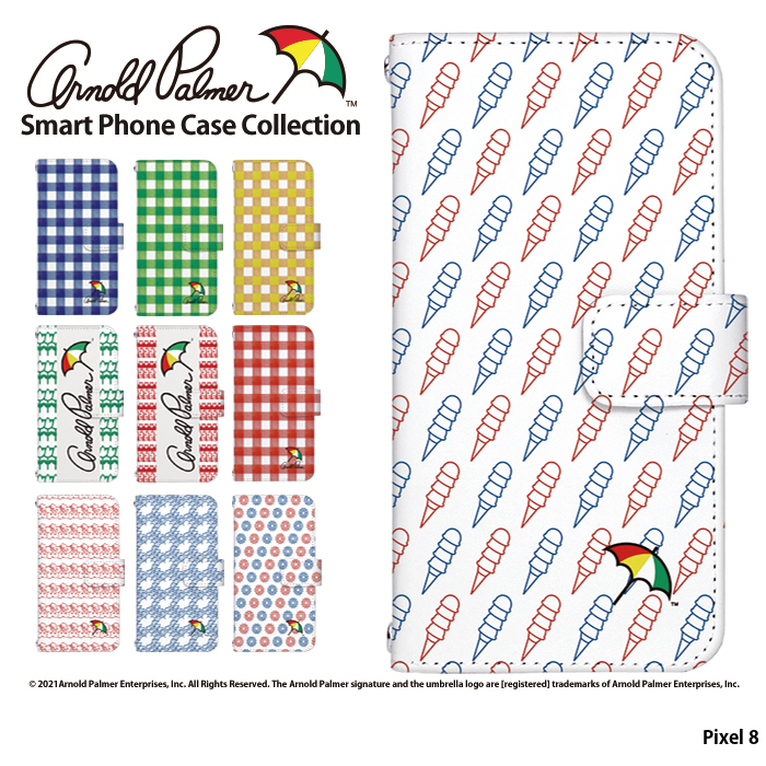 Pixel 8 ケース 手帳型 ピクセル8 カバー デザイン Arnold Palmer アーノルドパーマー｜tominoshiro