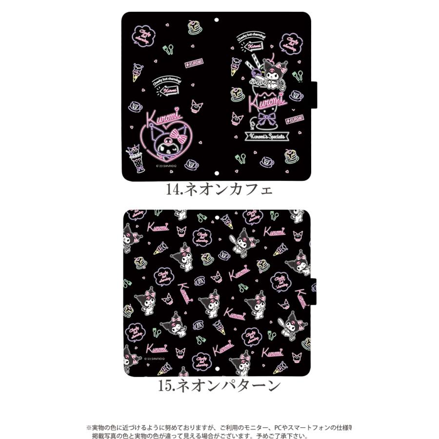 iPhone11 ケース 手帳型 カバー ip11 手帳型ケース デザイン クロミ サンリオ kuromi グッズ バク｜tominoshiro｜18