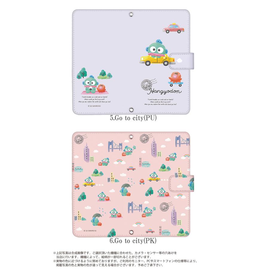 Galaxy S8 SCV36 ケース 手帳型 ギャラクシー au カバー デザイン ハンギョドン サンリオ｜tominoshiro｜06