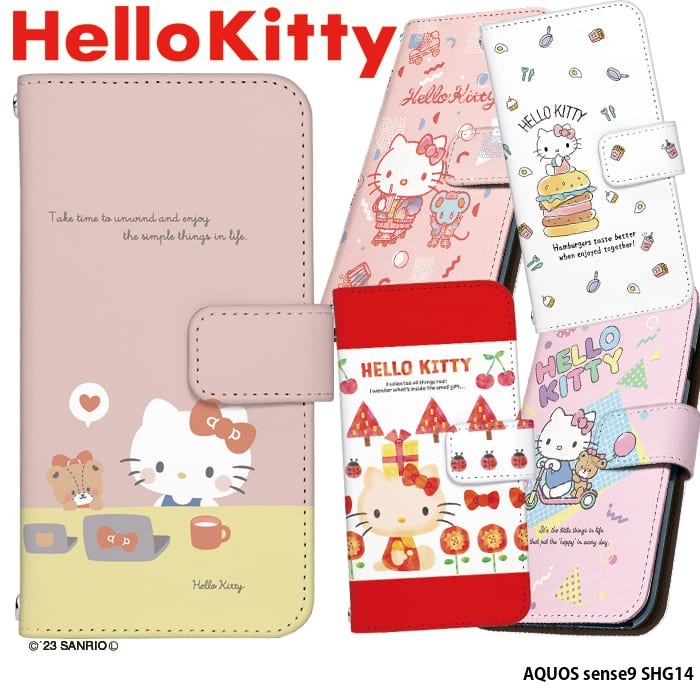sanrio（サンリオ） AQUOS sense9 SHG14 ケース 手帳型 アクオスセンス
