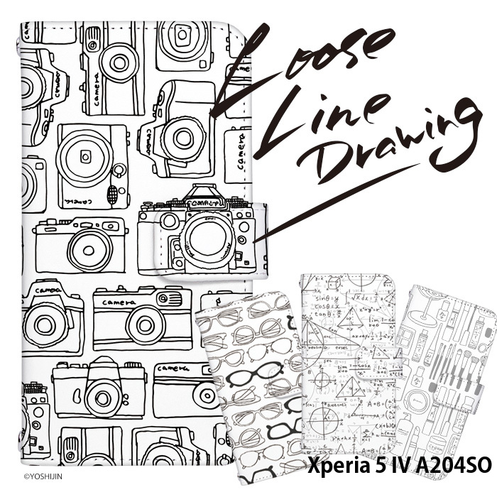 Xperia 5 IV A204SO �P�[�X �蒠�^ xperia5iv �G�N�X�y���A5iv �J�o�[ �f�U�C�� �炭�炭 arrows we yoshijin �菑�� ��邢