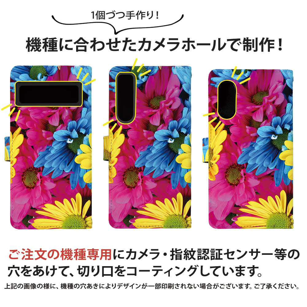 iPhone 15 Pro ケース 手帳型 iphone15pro アイフォン15 プロ アイホン15 カバー デザイン 花柄 花パターン｜tominoshiro｜02