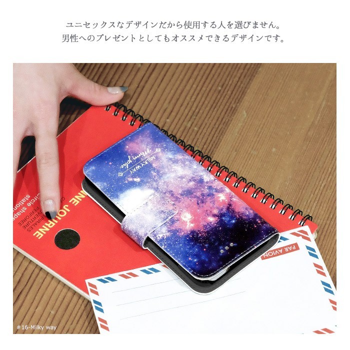 Galaxy A22 5G SC-56B ケース 手帳型 galaxya22 ギャラクシーa22 カバー sc56b デザイン Nebula｜tominoshiro｜04