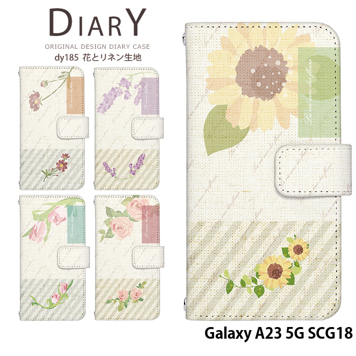 Galaxy A23 5G SCG18 �P�[�X �蒠�^ �M�����N�V�[a23 �J�o�[ �f�U�C�� �Ԃƃ��l�����n �ԕ�