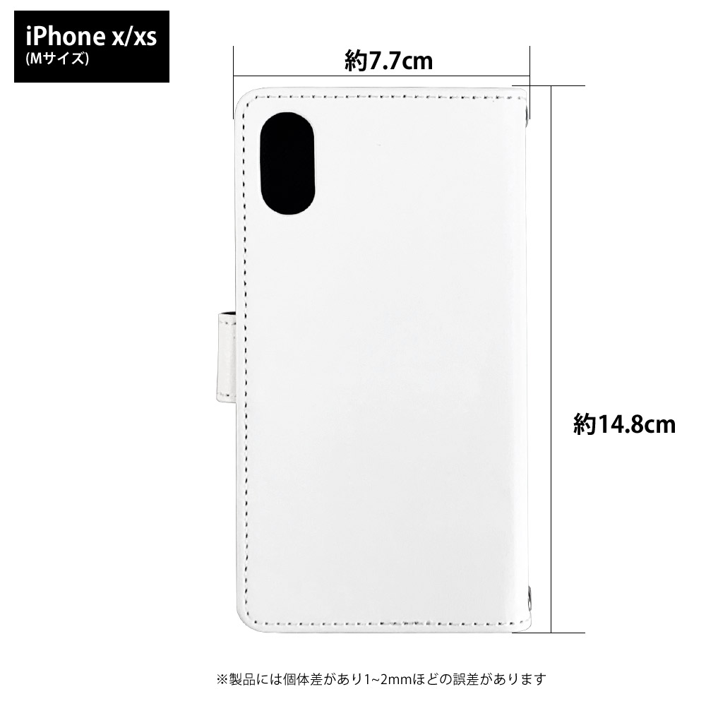 iPhone XS ケース 手帳型 スマホケース アイフォン アイホン ipxs デザイン アニマルツートン｜tominoshiro｜02