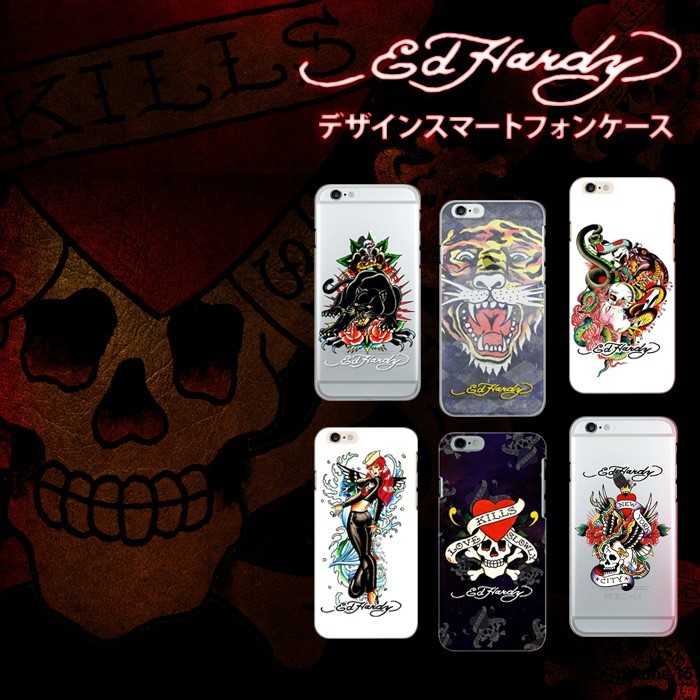iPhone 15 ケース iphone15 アイフォン15 アイホン15 カバー デザイン Ed Hardy エドハーディー｜tominoshiro