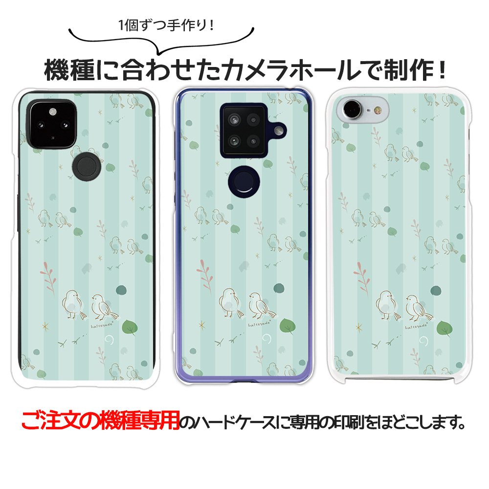 Pixel 9a ケース ハード ピクセル9a カバー デザイン クリア 小鳥02