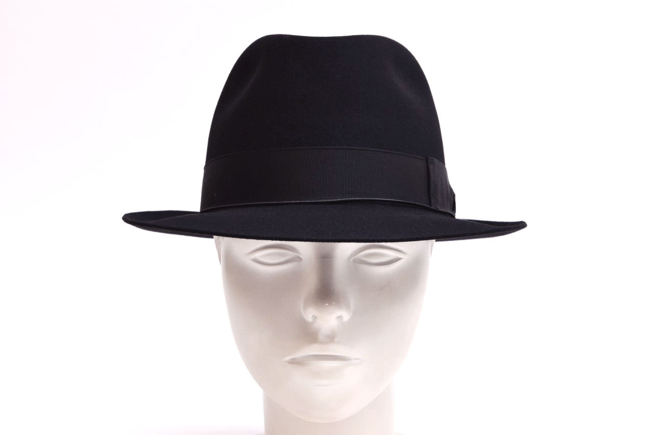 Borsalino ボルサリーノ フェルトハット QS クオリティスーペリオーレ つば約5〜5.7cm ロゴ有り リード付きモデル｜tomiyahat｜12