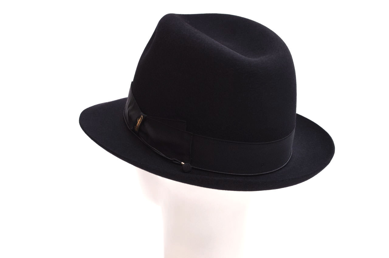 Borsalino ボルサリーノ フェルトハット QS クオリティスーペリオーレ つば約5〜5.7cm ロゴ有り リード付きモデル｜tomiyahat｜15