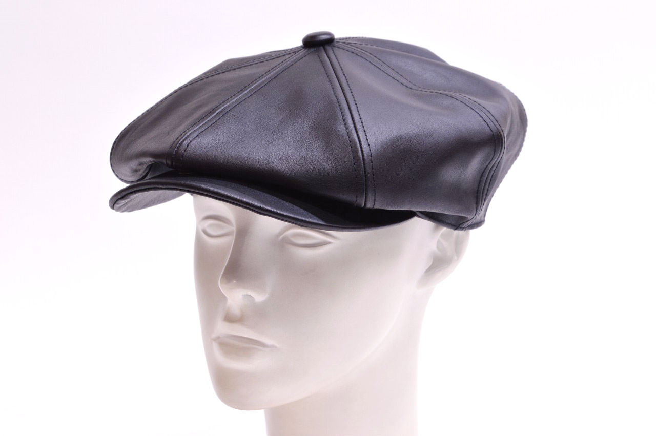 STETSON（ステットソン） オイルレザー（牛革）8枚はぎ ハンチング