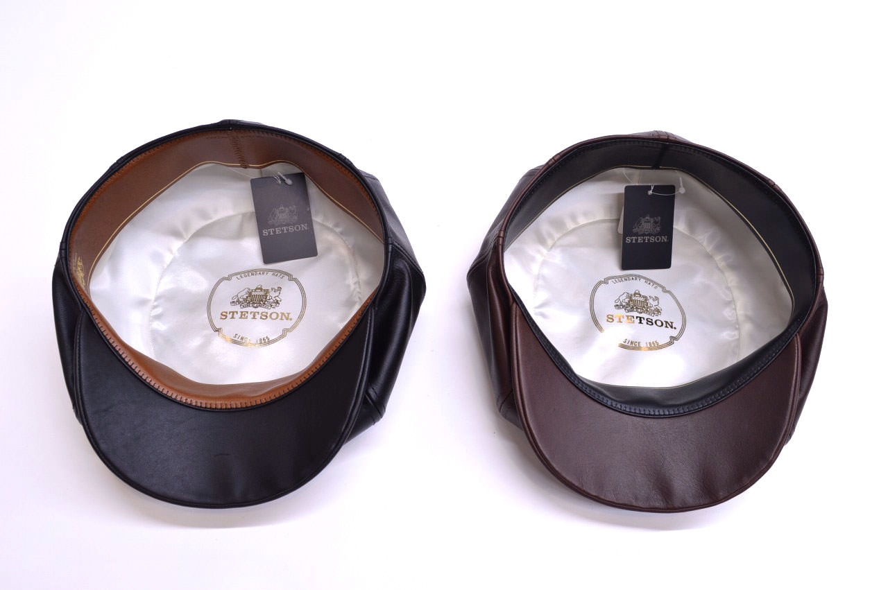 STETSON（ステットソン） オイルレザー（牛革）8枚はぎ ハンチング