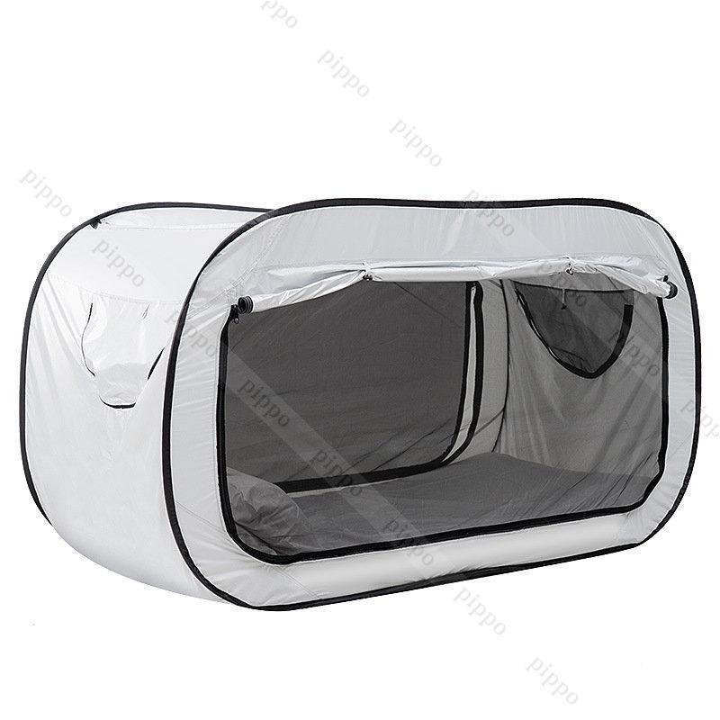 おひとり様用折りたたみ式テント ベッドテント 屋内テント 睡眠テント 快適おひとりさま空間 室内テント 190*100cm 遮光 防蚊 メッシュ付き |  | 01