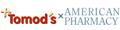 Tomods&AMERICAN PHARMACY ロゴ