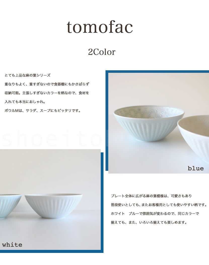 波佐見焼 聖栄陶器 麻の葉 ボウルM 和食器 洋食器 シンプル 白い食器