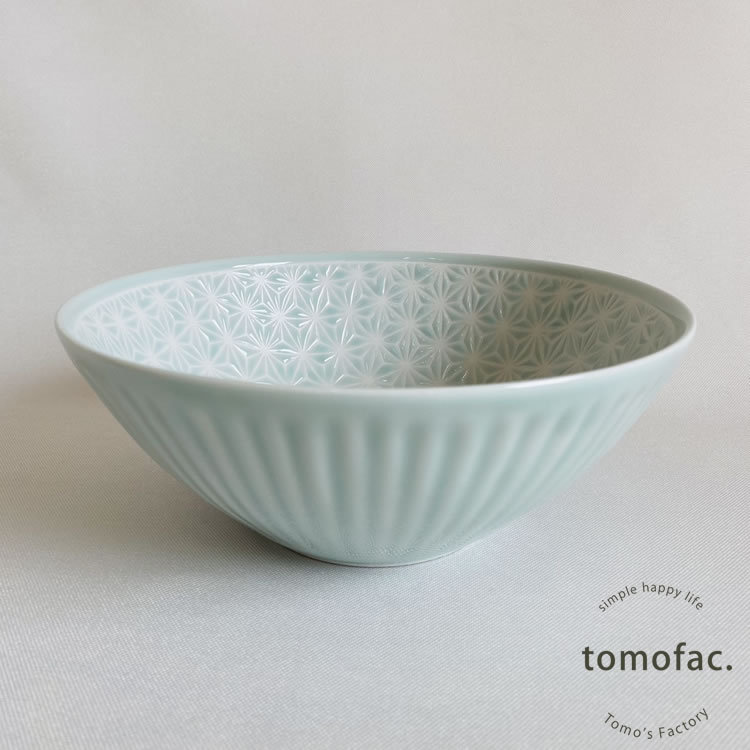 波佐見焼 聖栄陶器 麻の葉 ボウルL 和食器 洋食器 シンプル 白い食器