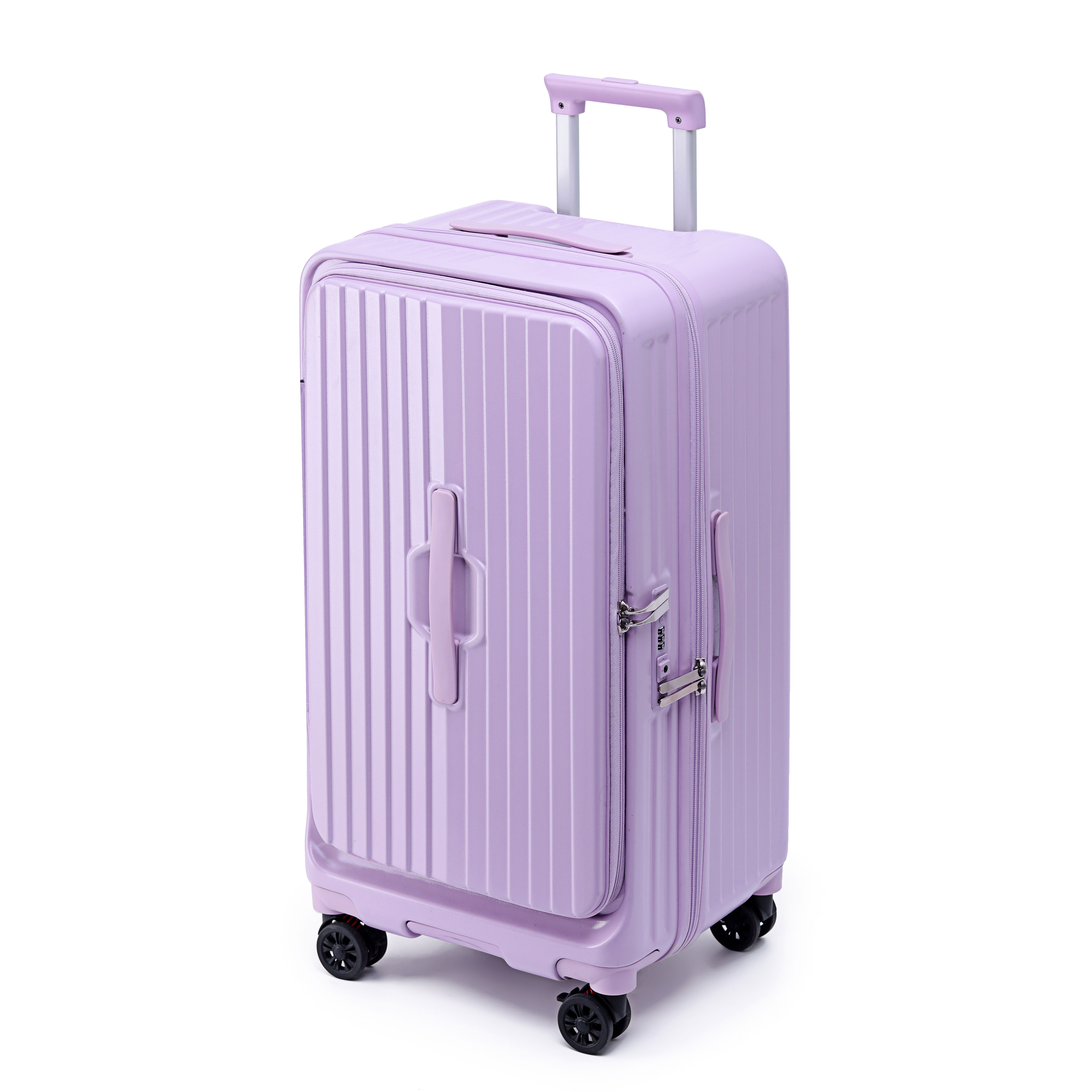 スーツケース メインアクセス フロントオープン キャリーケース 大容量  ストッパー TSA キャリーバッグ ファスナー ダブルキャスター  静音 軽量  旅行 SK2502 |  | 05