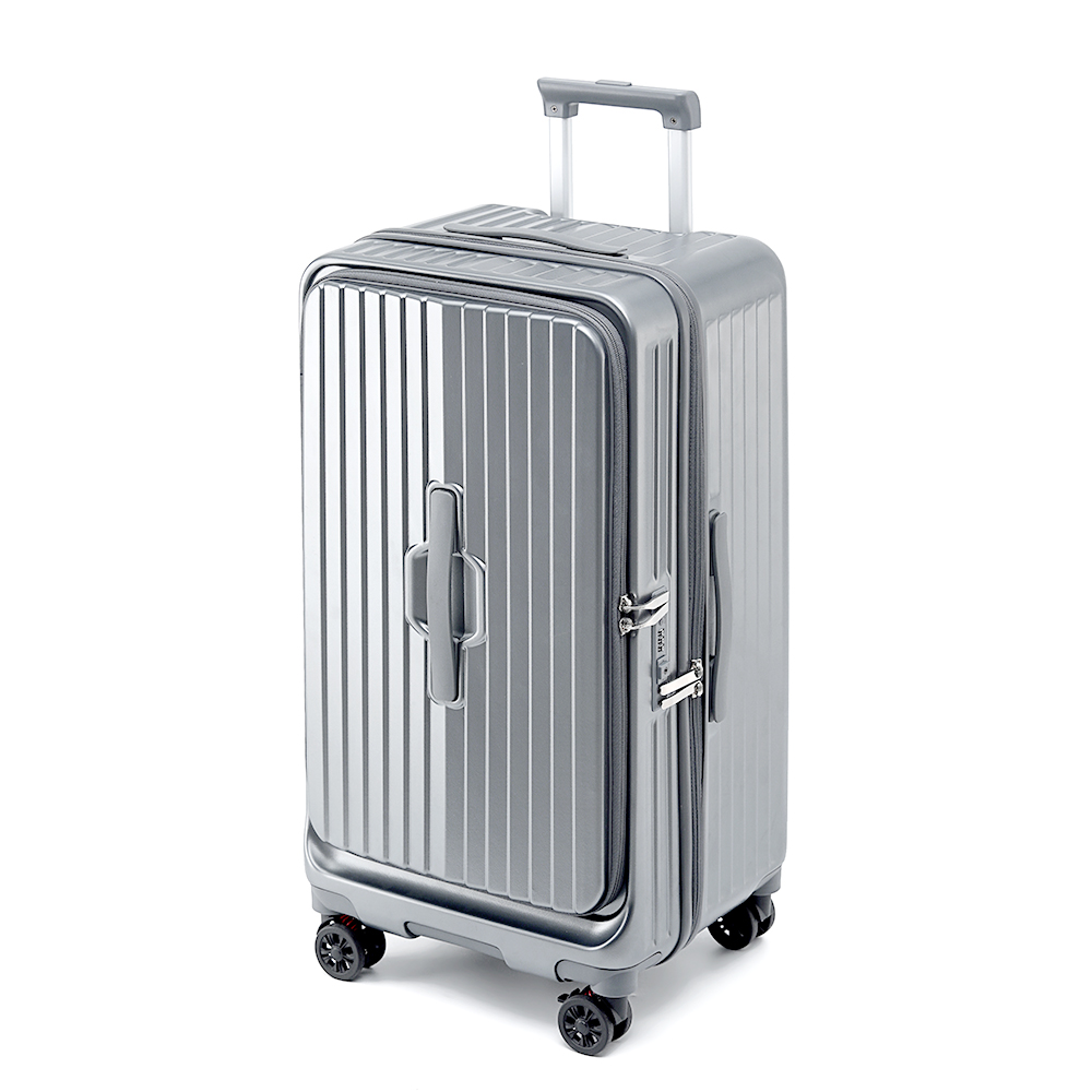 スーツケース メインアクセス フロントオープン キャリーケース 大容量  ストッパー TSA キャリーバッグ ファスナー ダブルキャスター  静音 軽量  旅行 SK2502 |  | 03