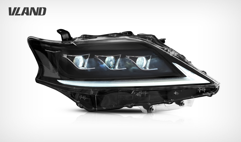 レクサスRX270 純正ヘッドライト 黒 コネクタ付き レクサス RX270 330 350 450H LEDグレードアップヘッドライト