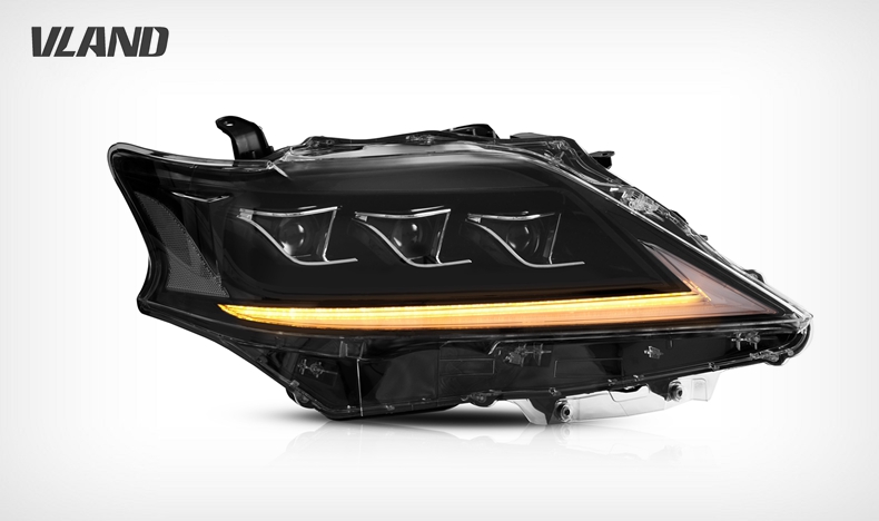 レクサス VLAND Lライン 10系RX後期用 LEDヘッドライト 三眼